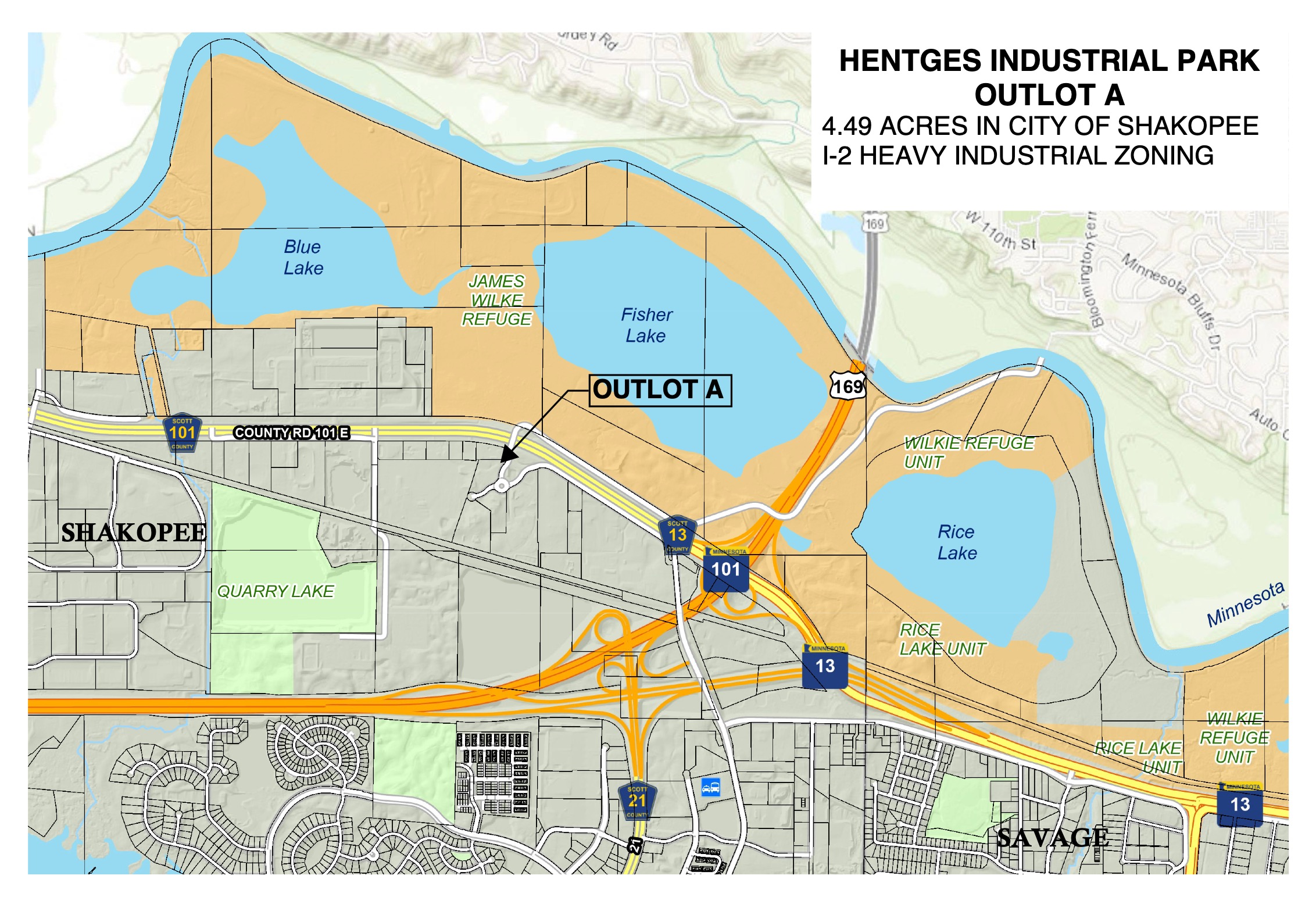 Cretex Industrial Property - Shakopee- For Sale by JMH Land